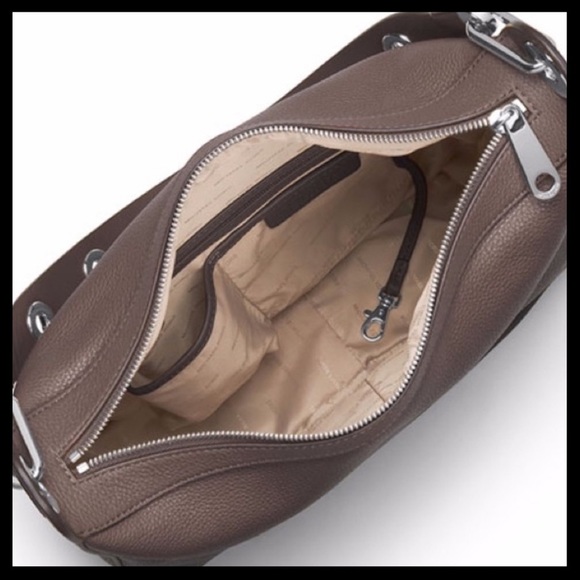 MICHAEL KORS Raven Large Shoulder Bag Dark Taupe - Picture 6 of 10